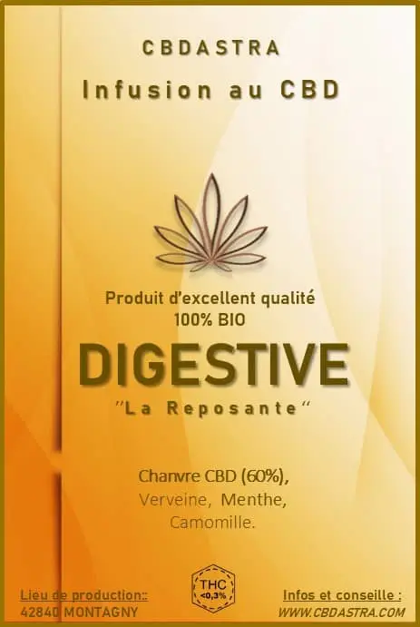 Infusion CBD - DIGESTIVE  "La Reposante"