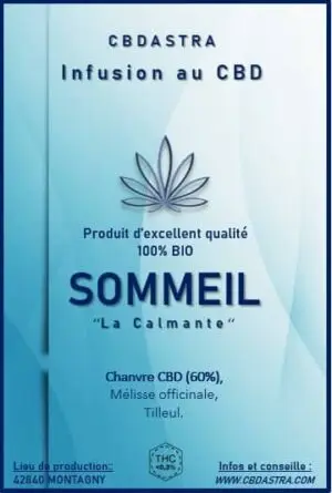 Infusion CBD - SOMMEIL "La Calmante"